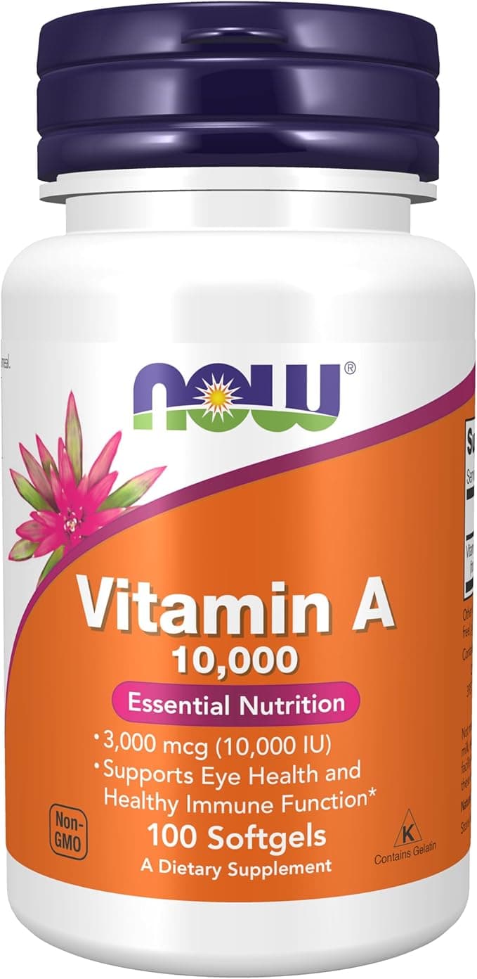 NOW Foods Vitamin A 25000 IU Softgels