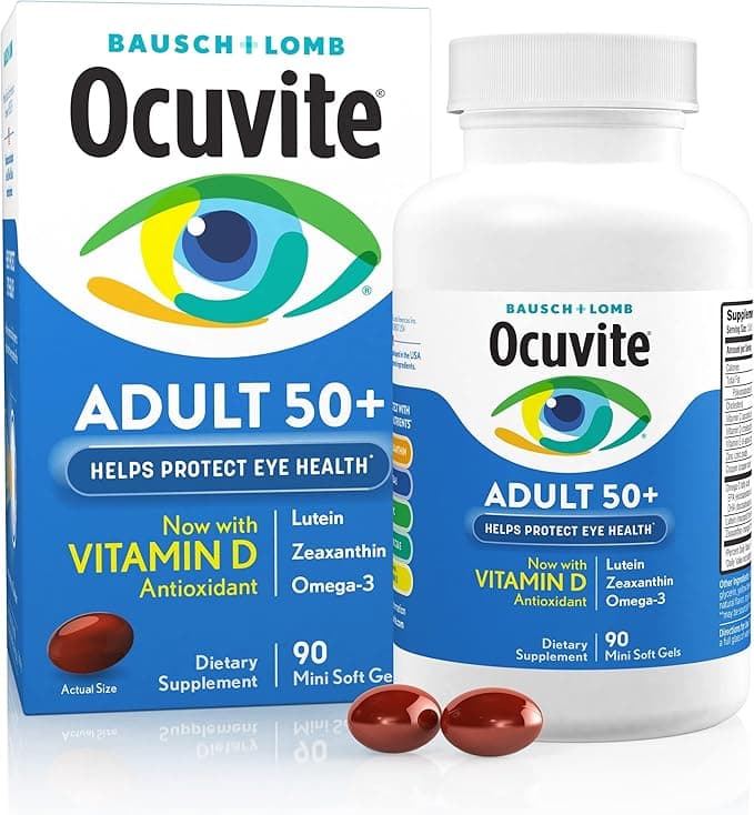 Ocuvite Eye Vitamins & Mineral Supplements with Lutein and Zeaxanthin