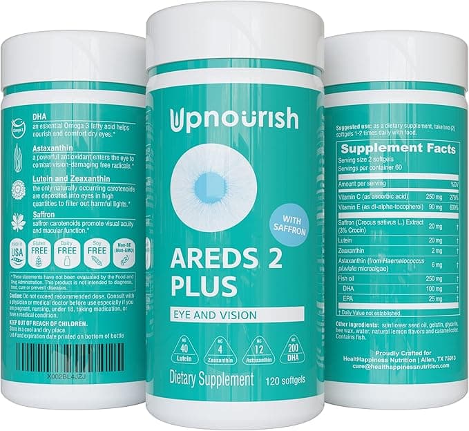 Vision Vitamins with Bilberry, Lutein, Zeaxanthin, Resveratrol & Astaxanthin