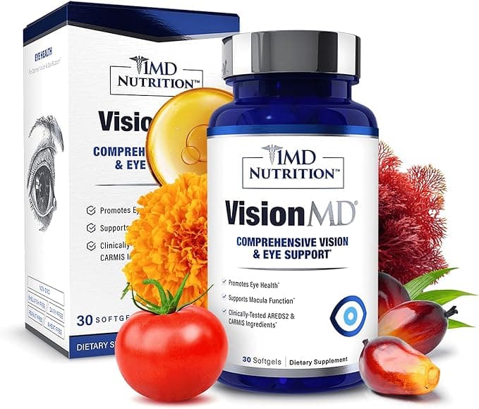 1MD VisionMD Eye Vitamin & Mineral AREDS2 Supplement